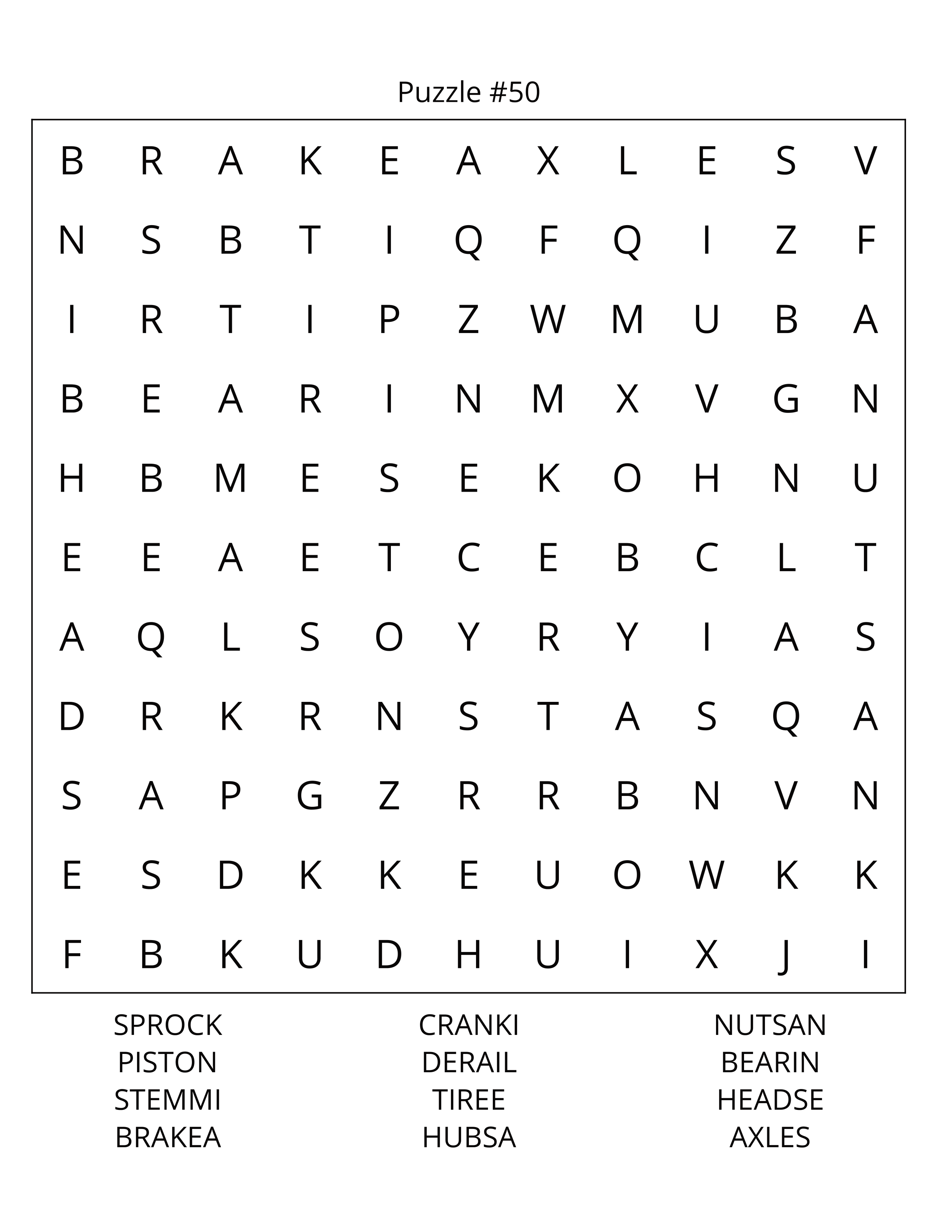 Bicycles Word Search: Large Print