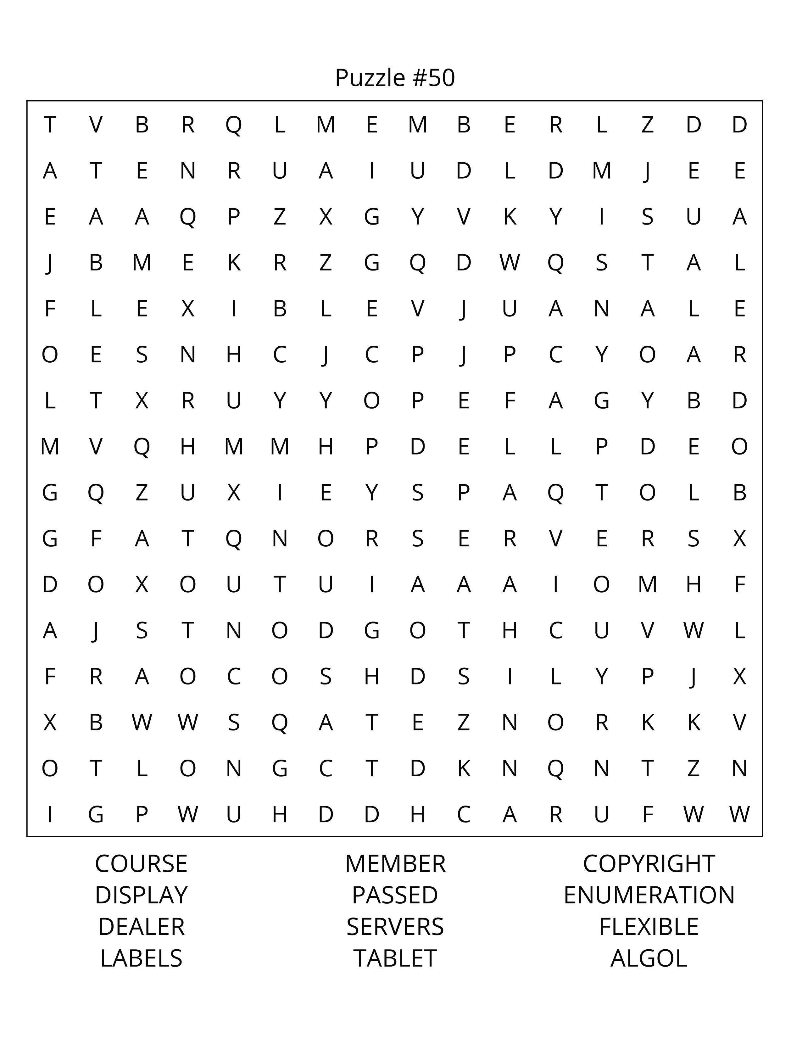 Computer Programming Word Search: Large Print
