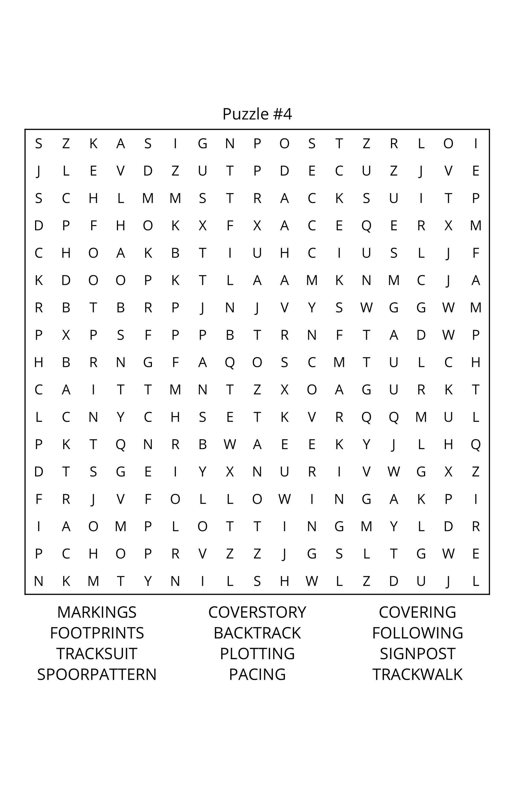 Hunting Word Search: Travel Size
