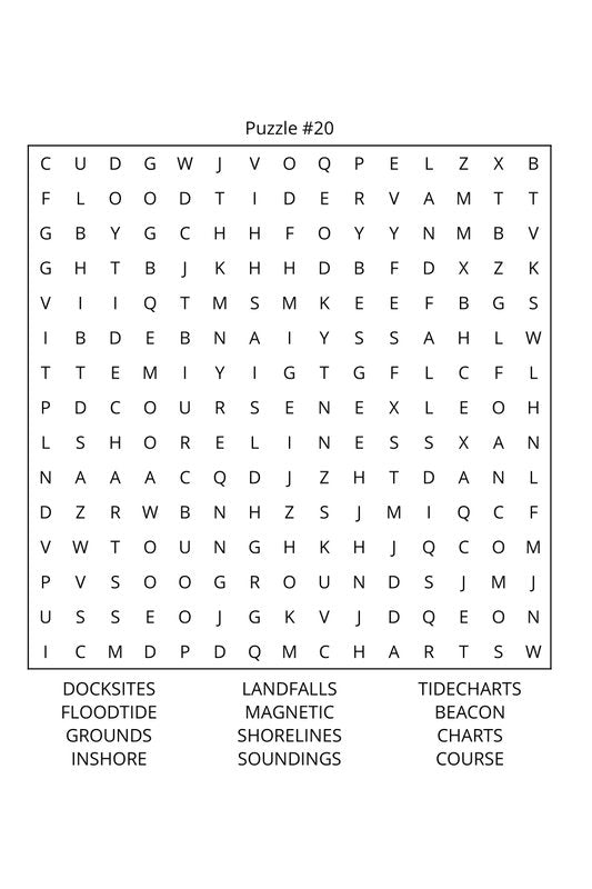 Fishing Word Search: Travel Size
