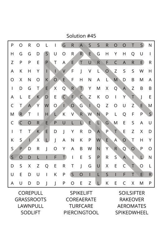 Gardening Word Search: Travel Size