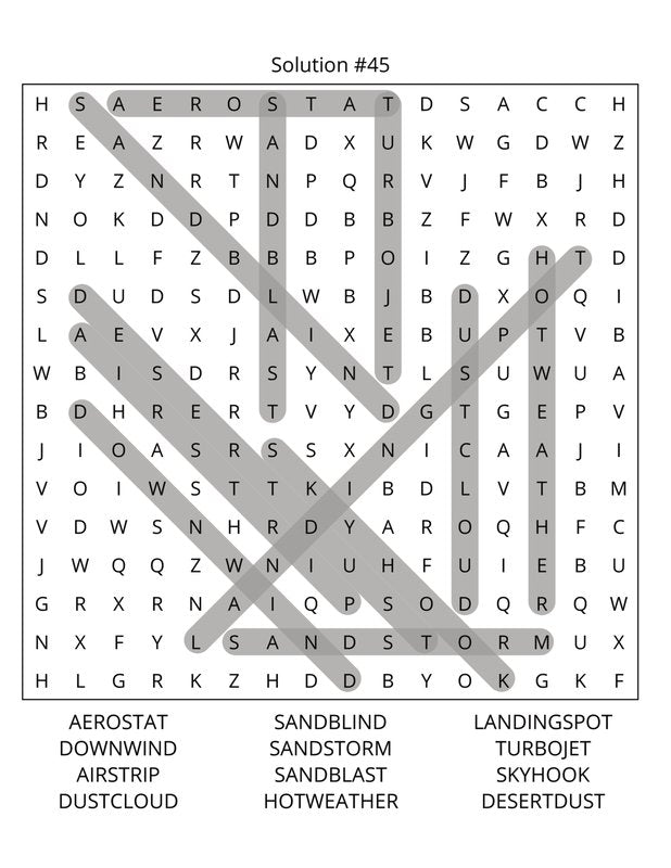 Helicopters Word Search: Large Print