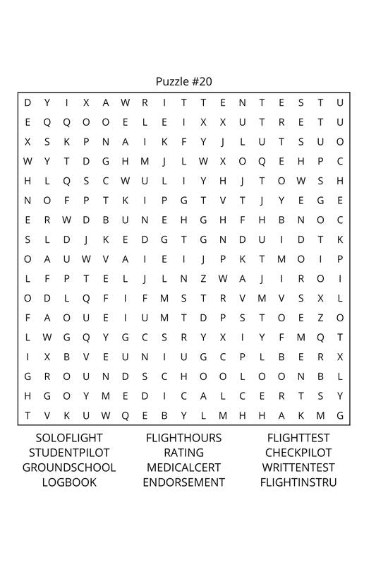 Helicopters Word Search: Travel Size