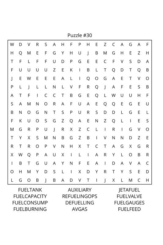 Helicopters Word Search: Travel Size