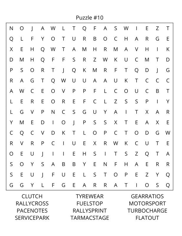 Motorsports Word Search: Large Print