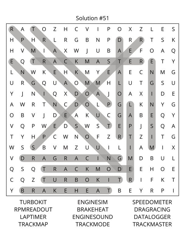 Motorsports Word Search: Large Print