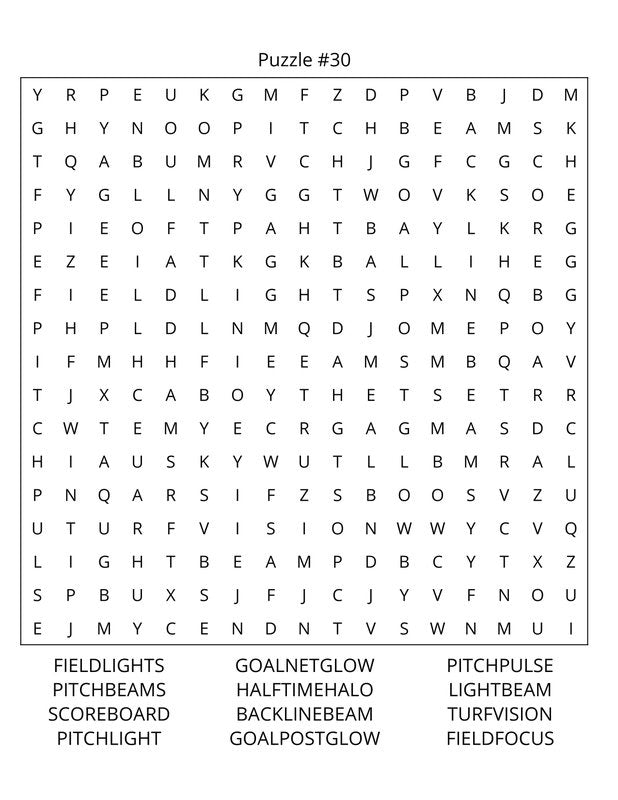Soccer Word Search: Large Print