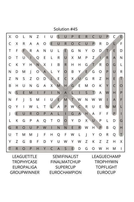 Soccer Word Search: Travel Size