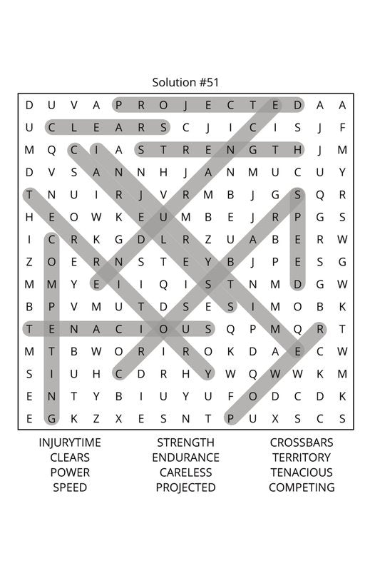 Soccer Word Search: Travel Size